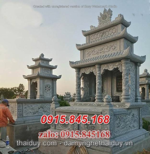 Kích thước xây mộ đôi chuẩn phong thủy02