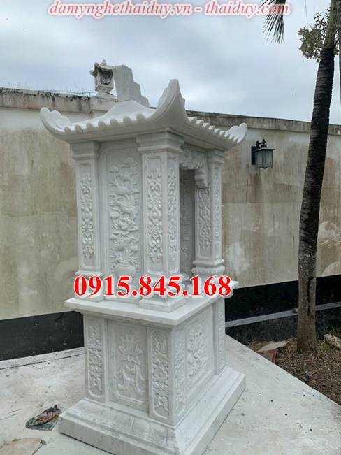 Mẫu cây hương thờ bằng đá xây làm20252