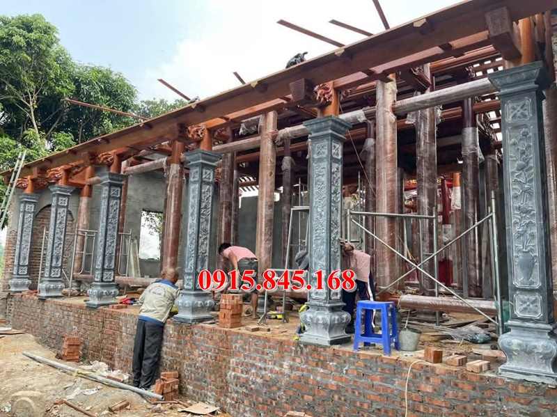 Mẫu cột đá đồng trụ đẹp 2025