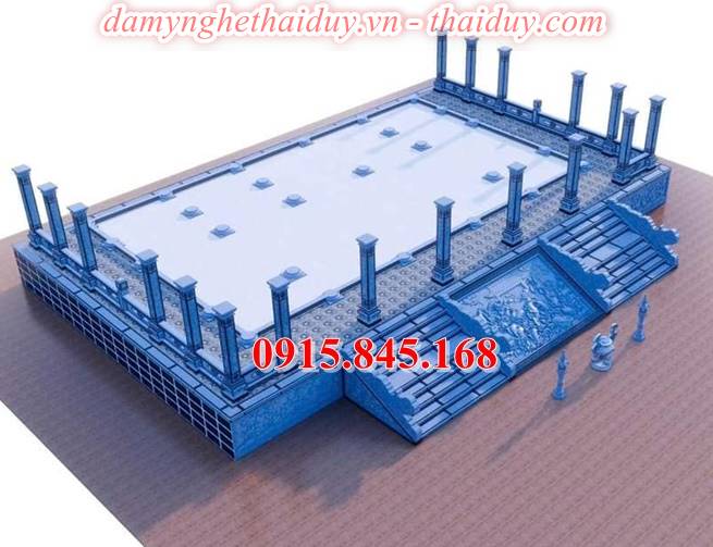 Mẫu cột đá đồng trụ đẹp 20251