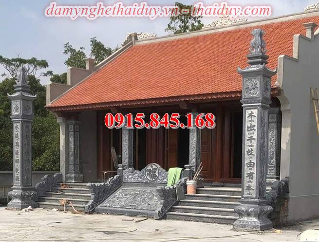 Mẫu cột đá đồng trụ đẹp 20253