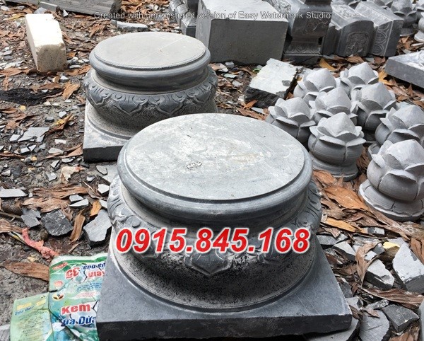 Mẫu đá kê chân cột đẹp 20251