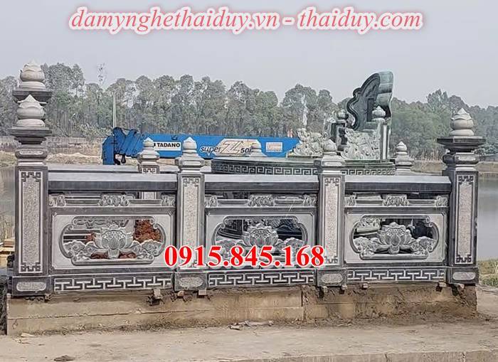 Mẫu lan can hàng rào đá đẹp 2025
