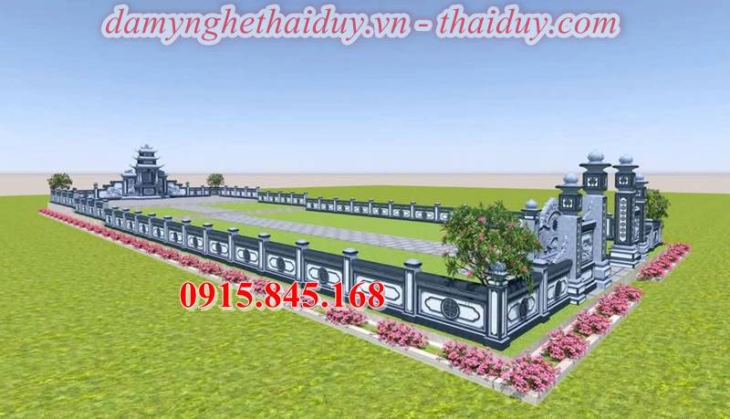 Mẫu lan can hàng rào đá đẹp 20251