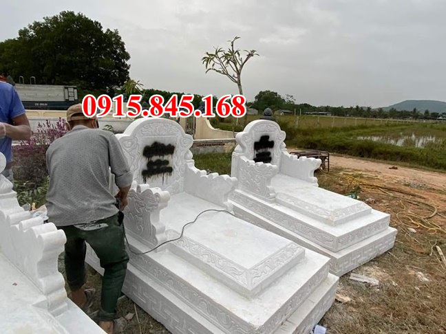 132 Mẫu mộ bằng đá trắng đẹp bán lâm đồng