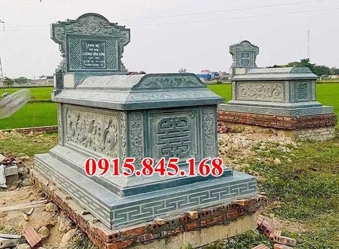 136 Mẫu mộ bằng đá xanh đẹp bán kon tum