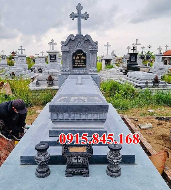138 Mẫu mộ bằng đá xanh đẹp bán ninh thuận