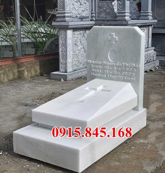148 Mẫu mộ bằng đá trắng đẹp bán hà tĩnh