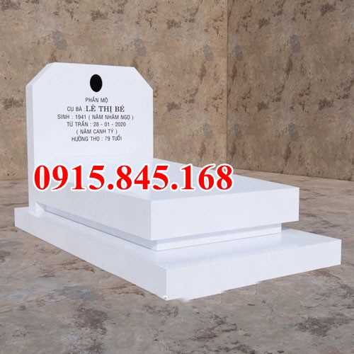 163 Mẫu mộ bằng đá trắng đẹp bán nam định