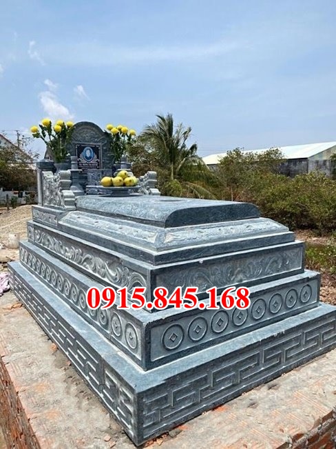 164 Mẫu mộ bằng đá xanh đẹp bán thái bình