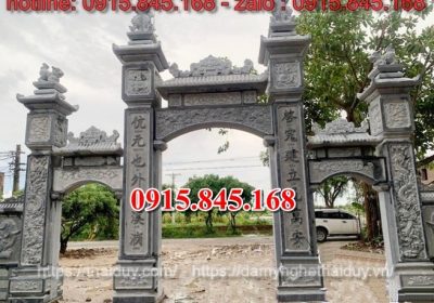 36 Trụ cổng đá đẹp - giá cột ốp dán khối