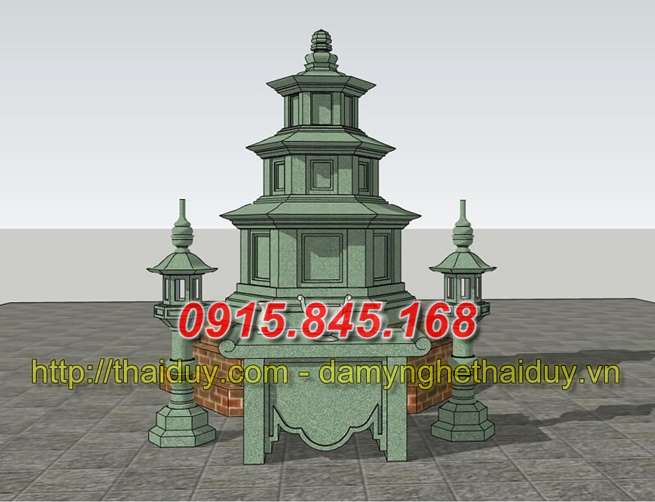 222+ mộ tháp đá granite bán bình dương tro cốt