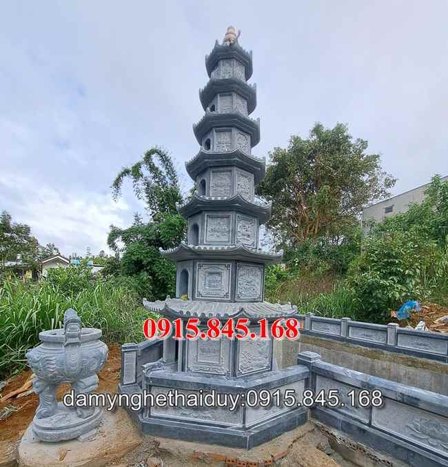 TGTHAP54- Làm mộ tháp bằng đá bán tiền giang 8 watermarked 965235 27