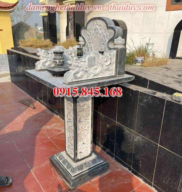 92Cây hương thờ thiên tây ninh đá trắng xanh khối 16 2ban tho thien da vang hoa cuong granite cam thach tay ninh
