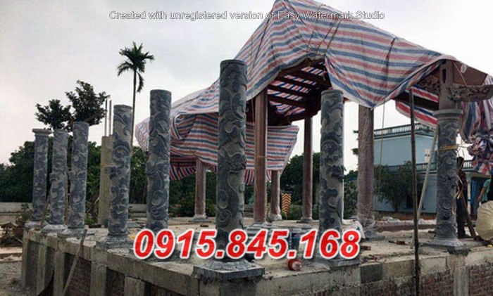 57Cột đá bán sài gòn/đồng trụ hiên hè nhà thờ 8 watermarked Cot dong tru da LMD 20