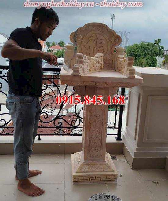 86Cây hương đá bắc ninh/thờ thần linh ngoài trời 10 watermarked am tho da co mai khong mai ban gia lai