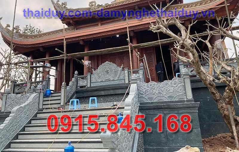 23Cột đá bán thái bình/đồng trụ hiên hè nhà thờ 9 watermarked nha tho ho 2 tang
