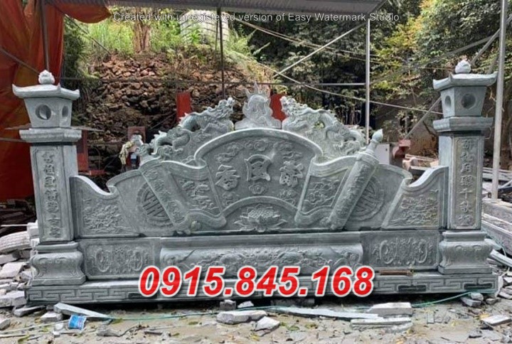 82Cuốn thư đá bán tiền giang/giá xây bình phong 17 watermarked FB IMG 1616767704674