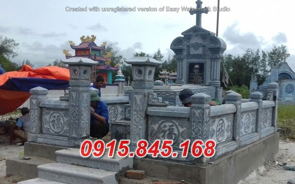 77Kích thước mộ đá đạo công giáo/thiết kế thiên chúa 17 watermarked Mau khu lang mo LD 13 crop
