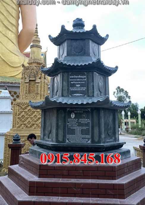 112Mộ tây ninh đá xanh lục giác tròn