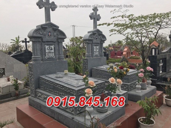 35 Mộ bia công giáo đá lạng sơn 10 354 Mộ bia công giáo đá lạng sơn