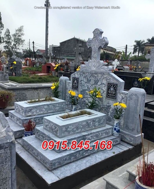 36Mộ người công giáo đá khối quảng ninh 11 363Mộ người công giáo đá khối quảng ninh