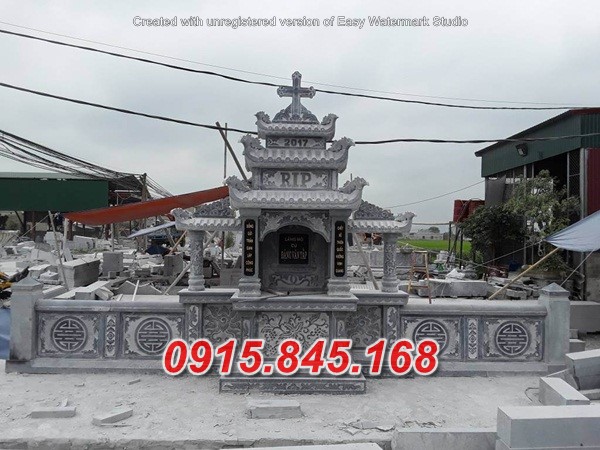 36Mộ người công giáo đá khối quảng ninh 10 364Mộ người công giáo đá khối quảng ninh