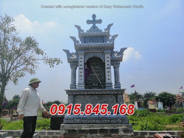 40Mộ công giáo đá xanh cao bằng 6 40Mo cong giao da xanh cao bang