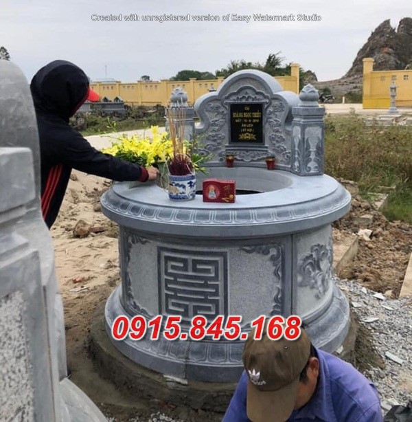 66Mộ tròn lục giác đá tự nhiên điện biên