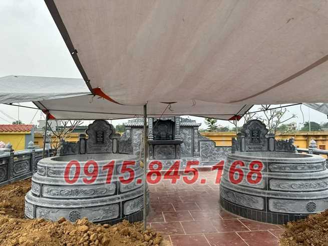 68Mộ tròn đá phong thuỷ lục giác lạng sơn 8 682Mộ tròn đá phong thuỷ lục giác lạng sơn