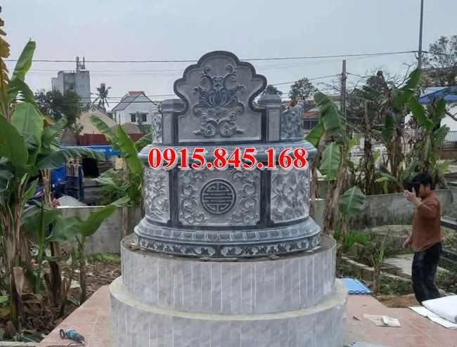 69Mộ tròn quảng ninh đá xanh lục giác 7 691Mộ tròn quảng ninh đá xanh lục giác