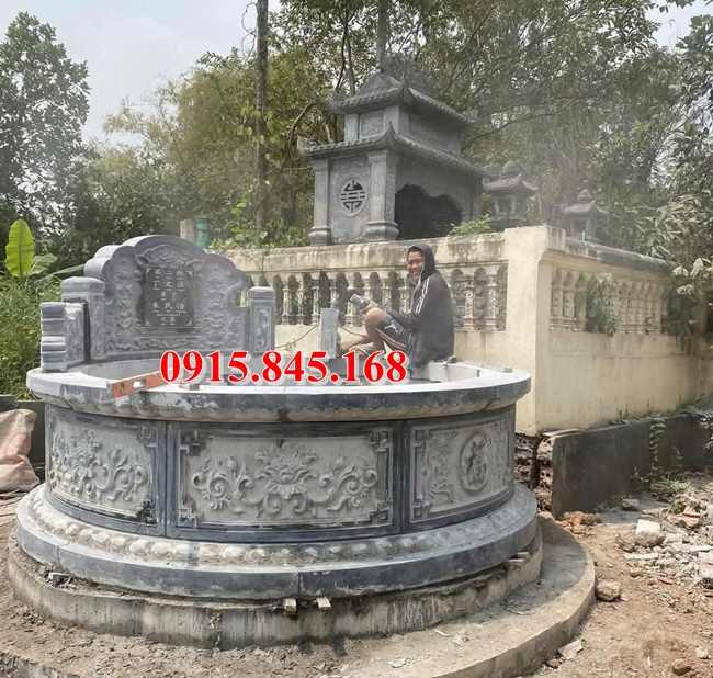 69Mộ tròn quảng ninh đá xanh lục giác 8 692Mộ tròn quảng ninh đá xanh lục giác
