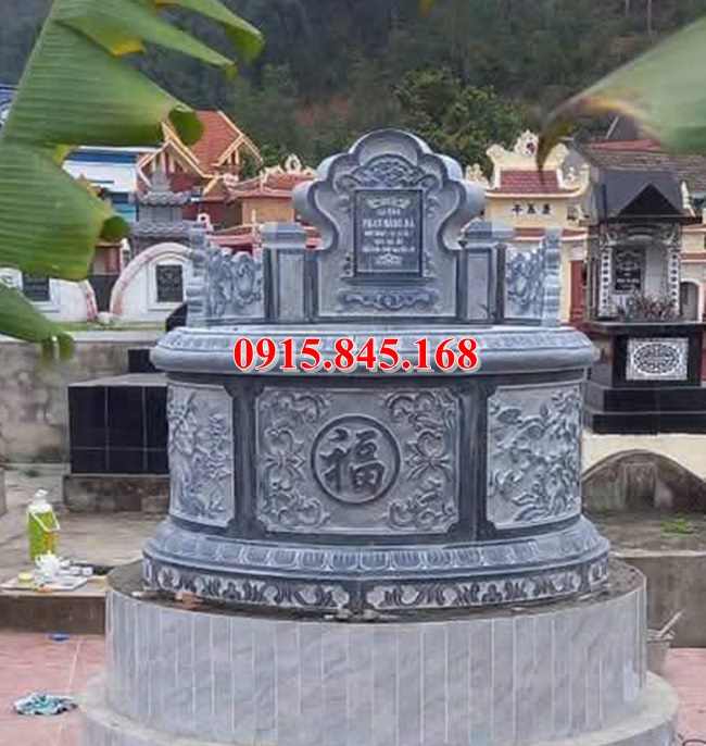 69Mộ tròn quảng ninh đá xanh lục giác