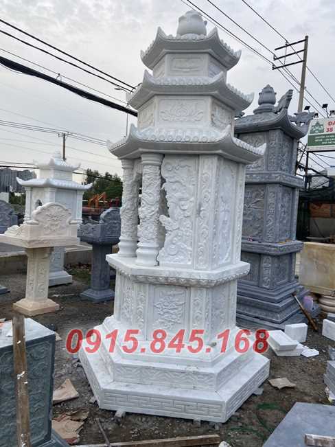71Mộ tròn đá trắng nghệ an lục giác 9 713Mộ tròn đá trắng nghệ an lục giác