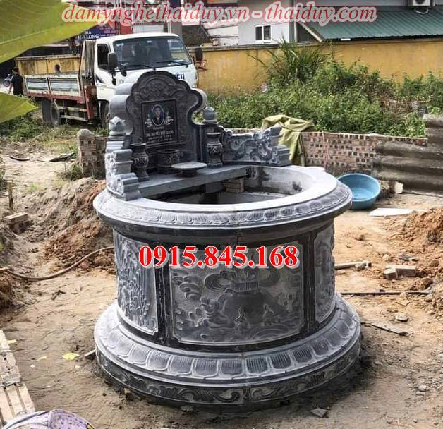73Mộ tròn cao bằng đá hoa cương lục giác