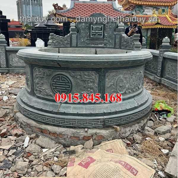 97Mộ đá lục giác phú thọ hình tròn
