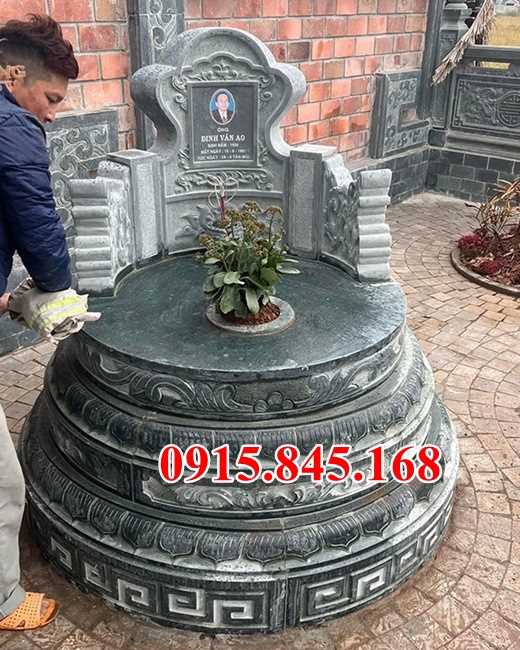 98Mộ tròn đá xanh bắc ninh lục giác 7 981Mộ tròn đá xanh bắc ninh lục giác bắc giang