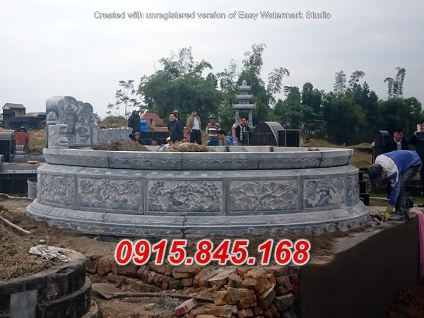 98Mộ tròn đá xanh bắc ninh lục giác 10 984Mộ tròn đá xanh bắc ninh lục giác bắc giang