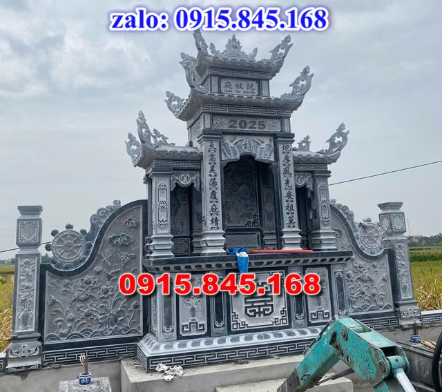 mộ ông bà bố mẹ gia đình dòng họ bằng đá, mộ song thân phu thê vợ chồng đá khối, mộ đôi tròn đơn giản không có mái đao che, mộ tam cấp tháp lục giác đá granite hoa cương, giá bán mộ đá để thờ tro cốt, hung hỏa địa táng, cuốn thư đá lăng mộ nghĩa trang gia đình, cổng tam quan tứ trụ nhà mồ, lan can tường rào đá chạm mỹ nghệ điêu khắc, thiết kế khuôn viên lăng mộ dòng họ gia tộc,