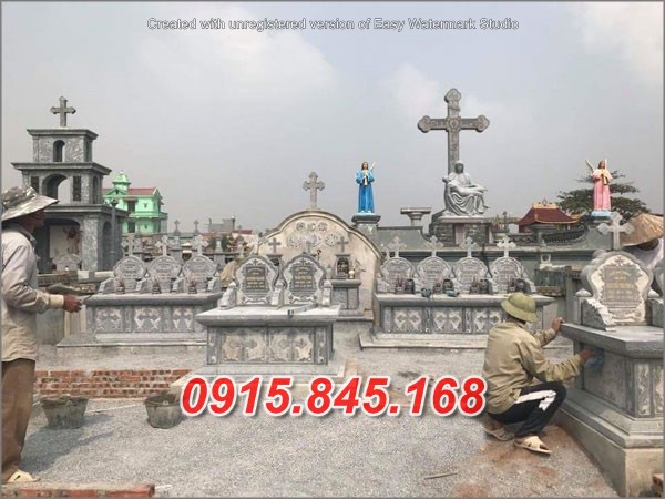 57Mộ công giáo tây ninh đá khối 7 watermarked Mo cong giao MX 14