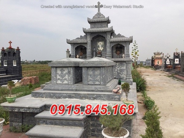 54Mộ công giáo đá bán đắk lắk 8 watermarked Mo cong giao da LM 34