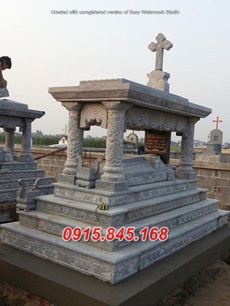 48Lăng mộ công giáo làm đá quảng trị 7 watermarked mo cong giao 451