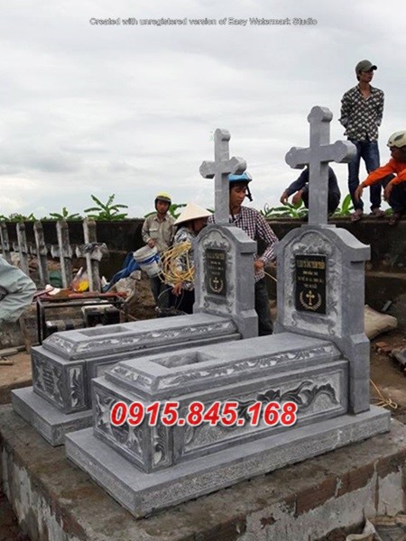 48Lăng mộ công giáo làm đá quảng trị 8 watermarked mo cong giao 531