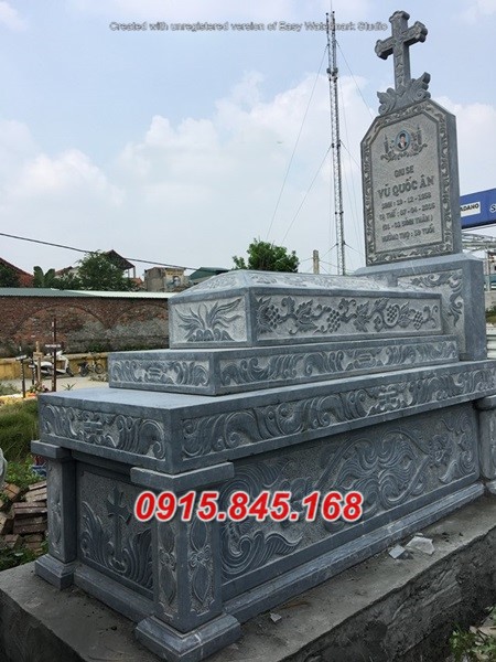 49Mộ công giáo xây đá đà nẵng 7 watermarked mo cong giao 811