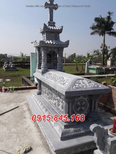 49Mộ công giáo xây đá đà nẵng 8 watermarked mo cong giao 881