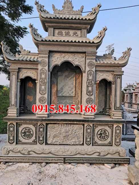 31Mộ đôi ốp xây đá granite hà nội