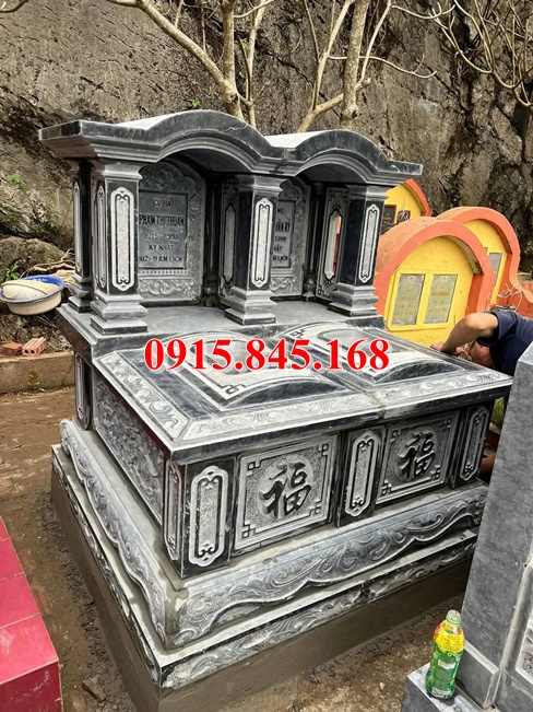 Làm-80 Lăng mộ kon tum xây đá xanh 9 Làm-803 Lăng mộ kon tum xây đá xanh