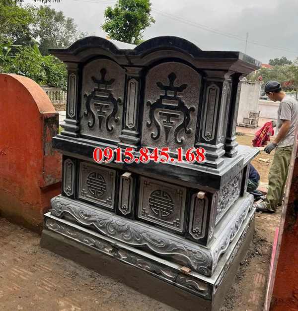 Làm-80 Lăng mộ kon tum xây đá xanh 10 Làm-805 Lăng mộ kon tum xây đá xanh