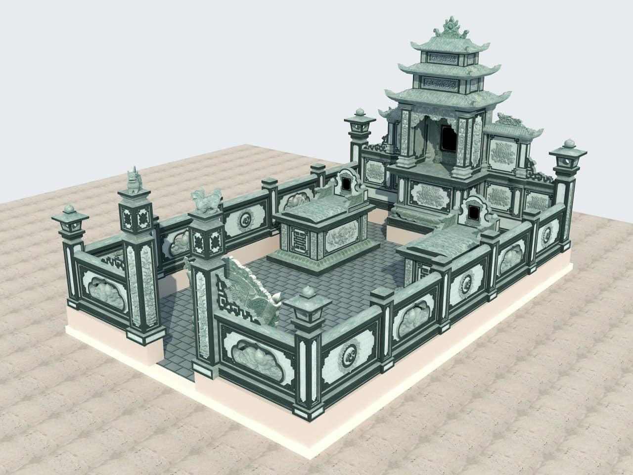 Lăng-96 mộ xây đá yên bái cao cấp