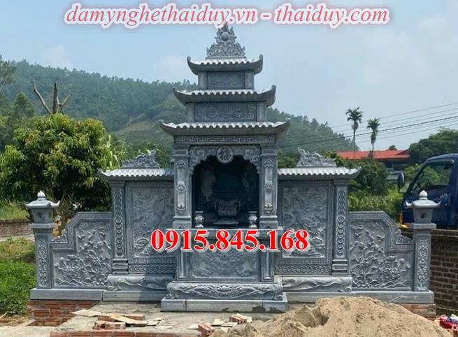 36Nhà mồ bình dương đá đơn giản 13 Nhà mồ bà rịa vũng tàu đá đơn giản